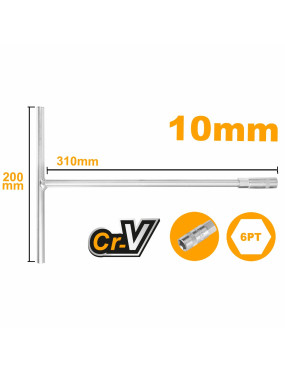 Ключ T 10мм INGCO HTSW1008
