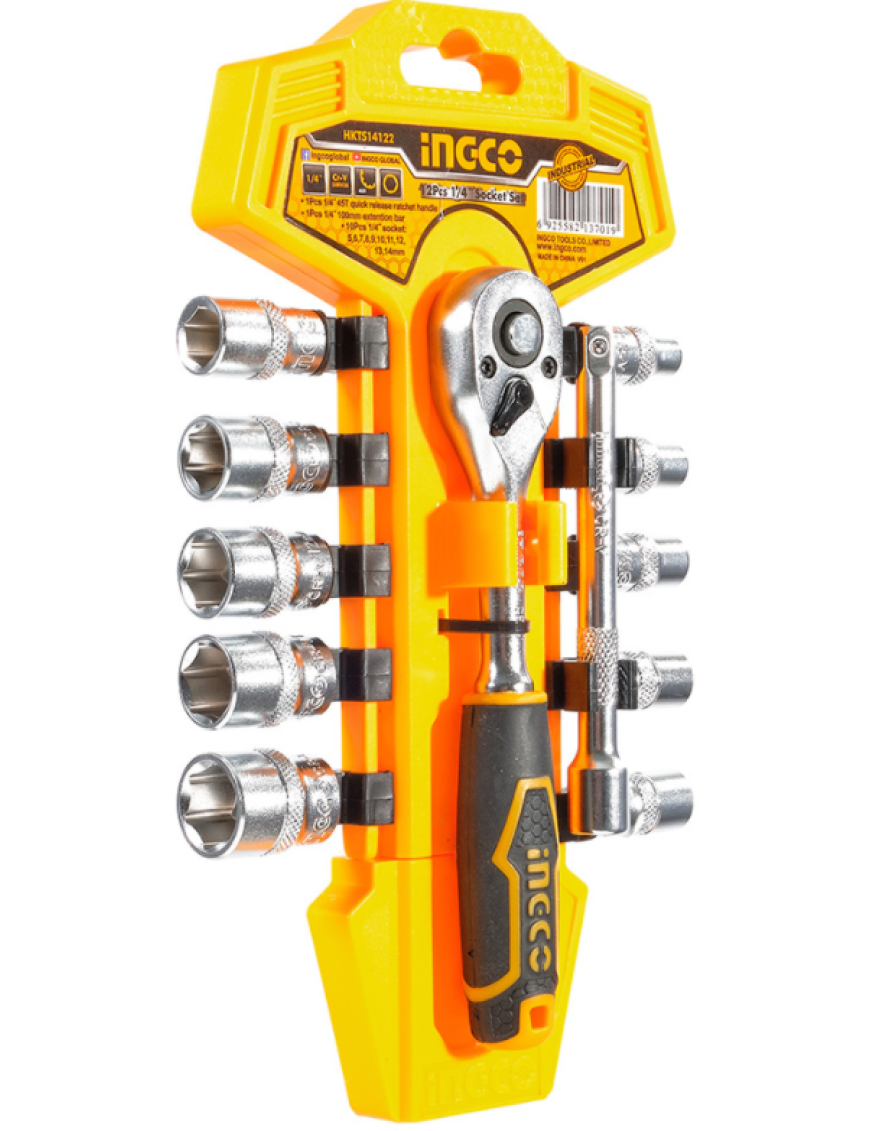 Головка набор 12шт 1/2 INGCO