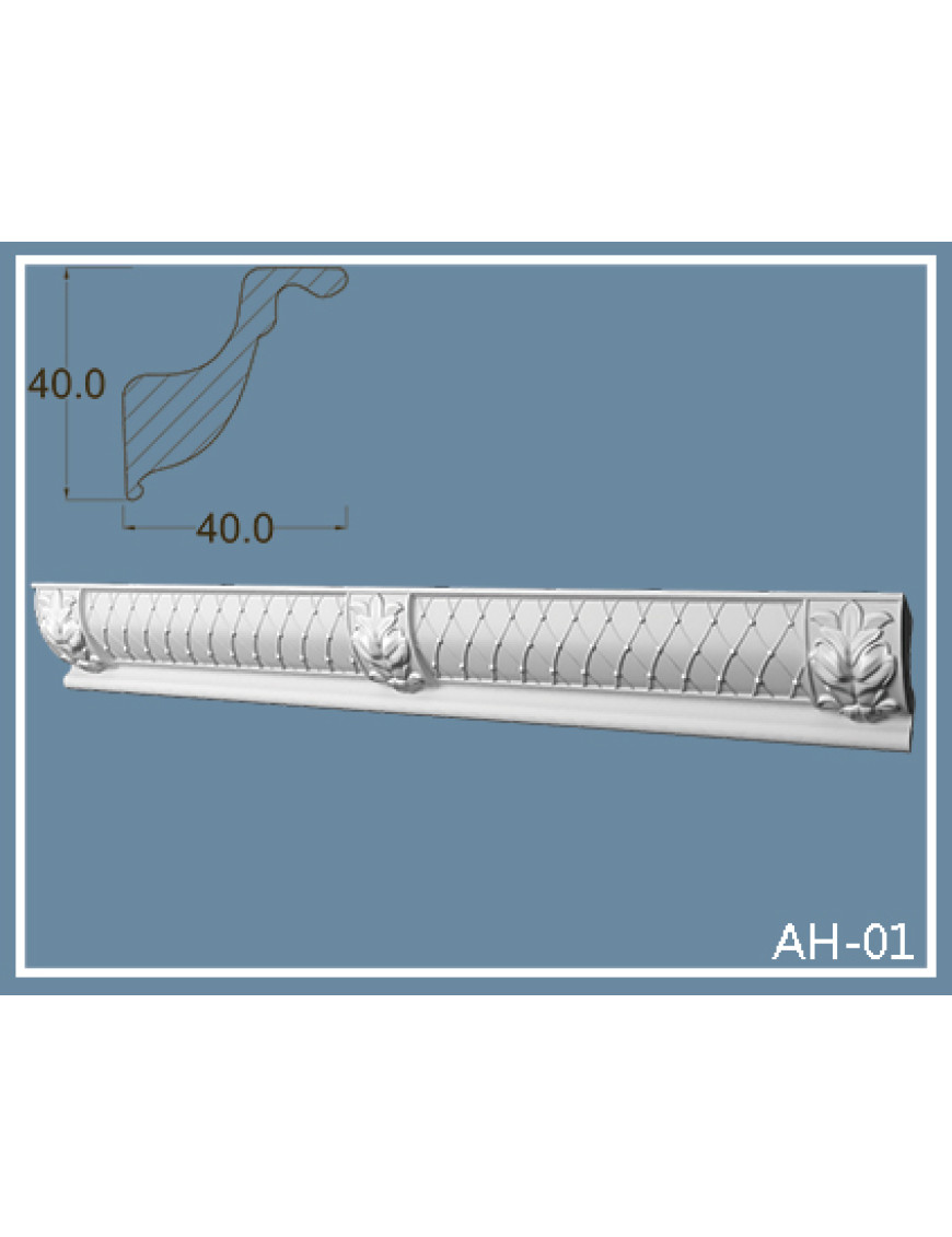 Потолочный плинтус Ak-hünji AH-01