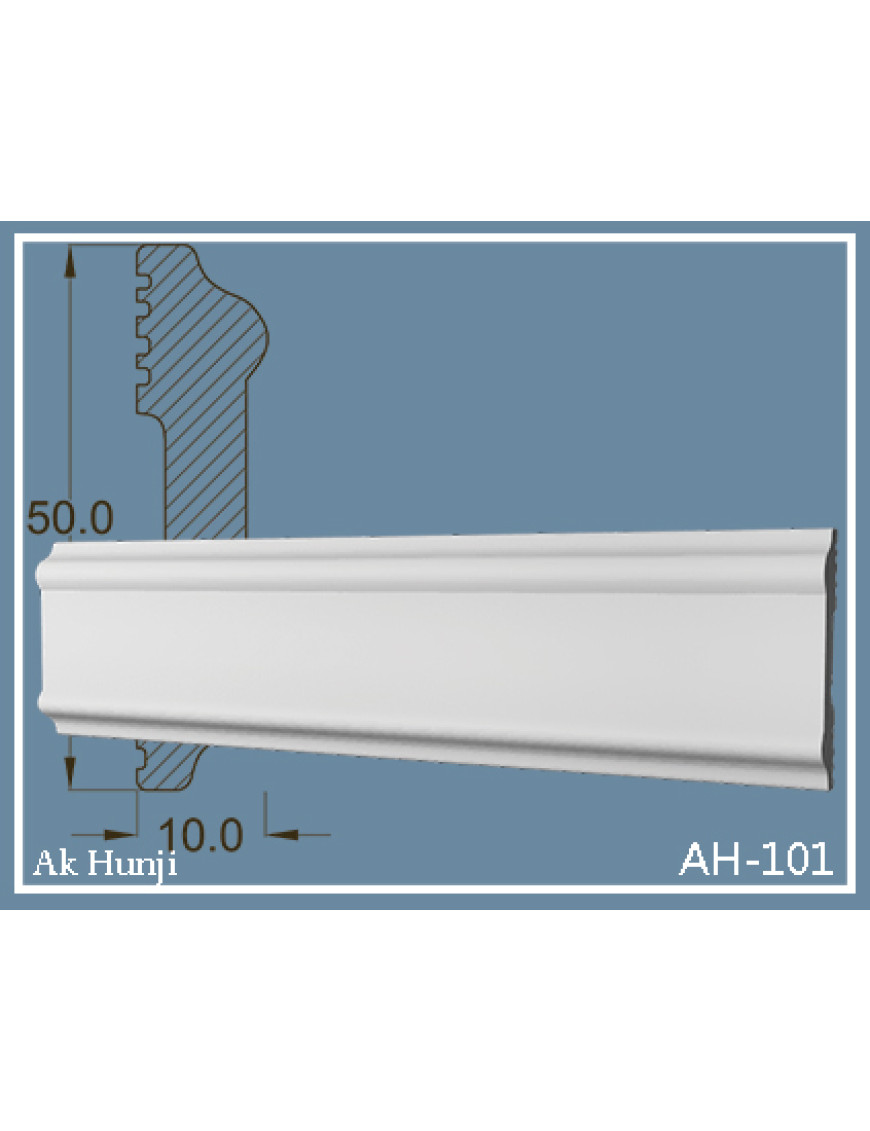 Потолочный плинтус "Ak hünji" AH-101