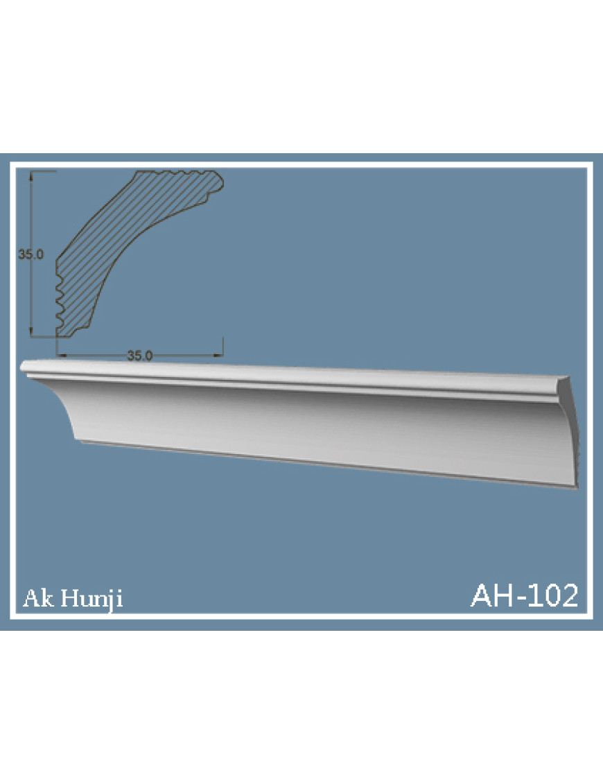 Потолочный плинтус "Ak hünji" AH-102