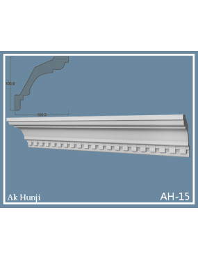 Потолочный плинтус Ak-hünji AH-15