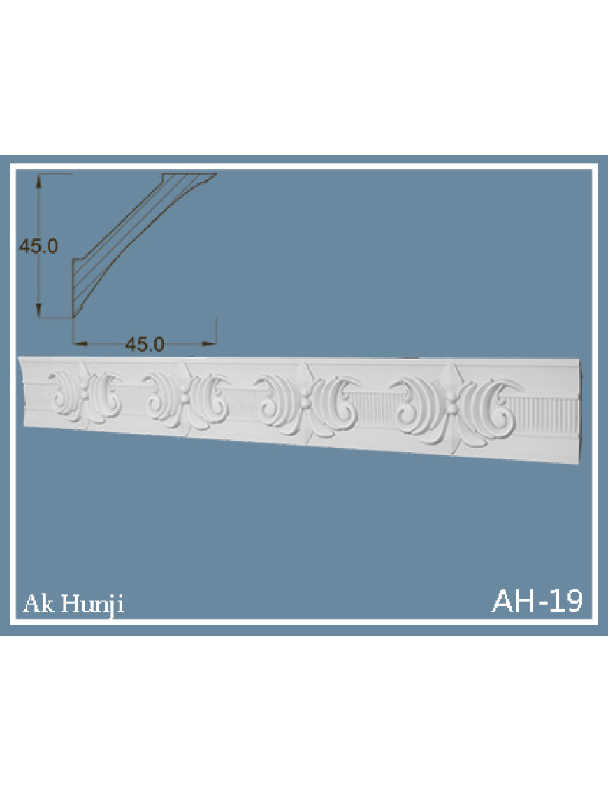 Потолочный плинтус Ak-hünji AH-19