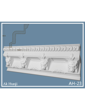 Потолочный плинтус Ak-hünji AH-23