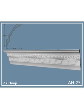 Потолочный плинтус Ak-hünji AH-25