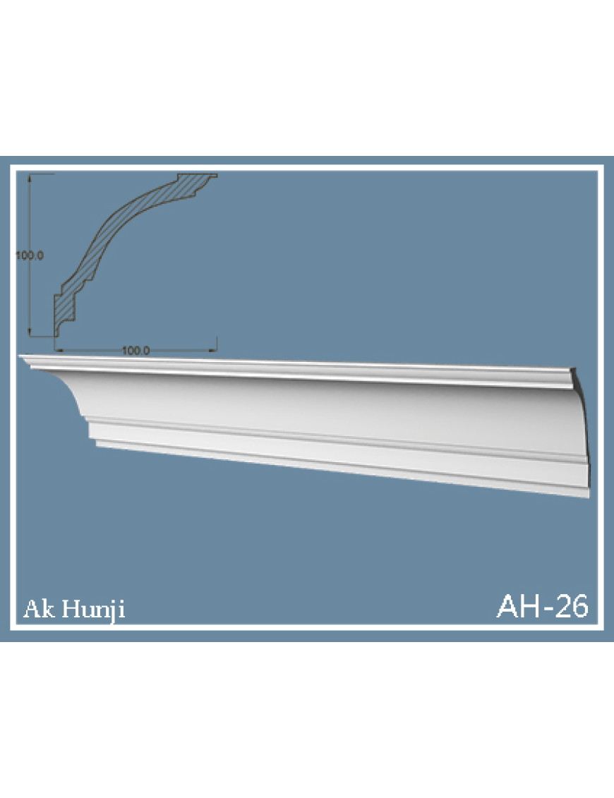Потолочный плинтус Ak-hünji AH-26