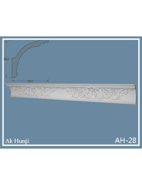 Потолочный плинтус Ak-hünji AH-28