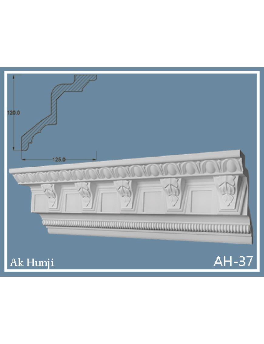 Потолочный плинтус Ak-hünji AH-37