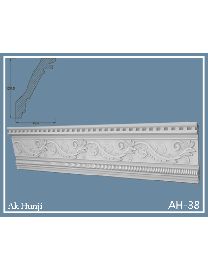 Потолочный плинтус Ak-hünji AH-38