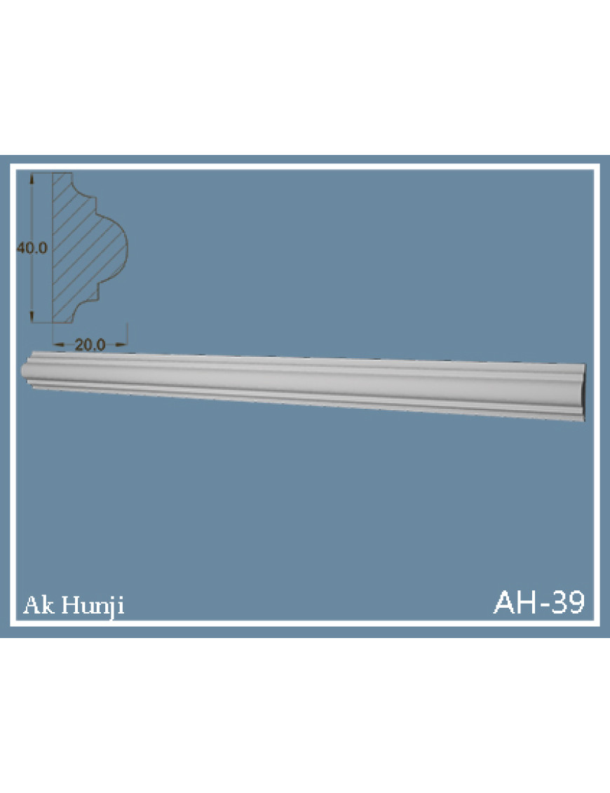 Потолочный плинтус Ak-hünji AH-39