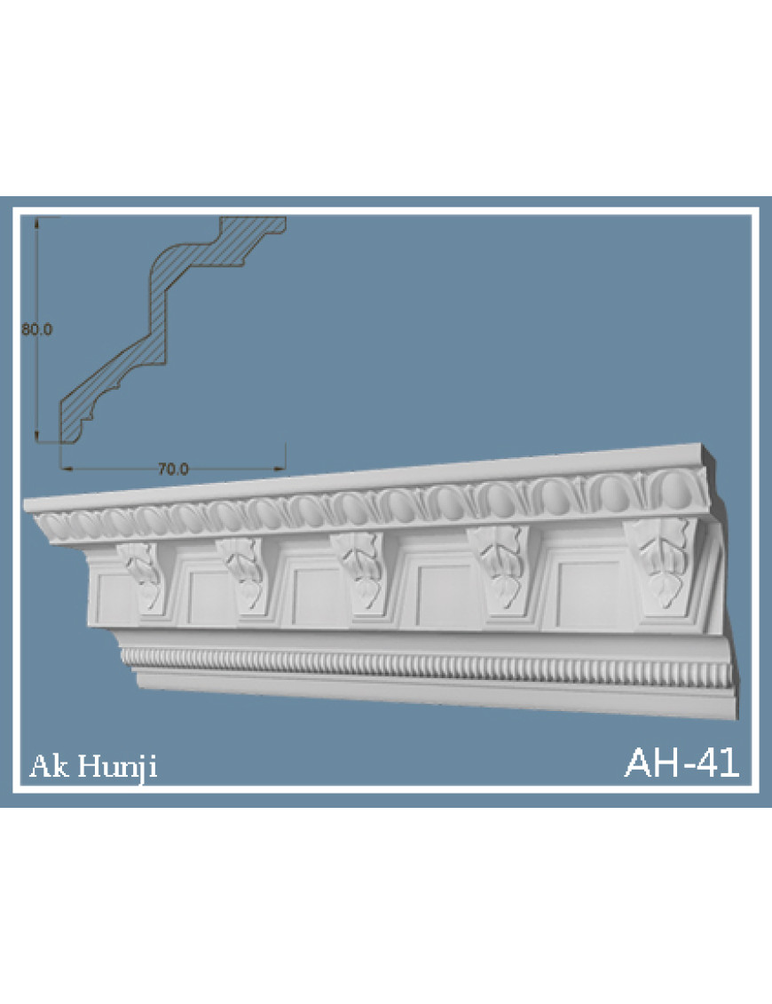 Потолочный плинтус Ak-hünji AH-41