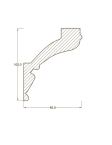 Потолочный плинтус Ak-hünji AH-44