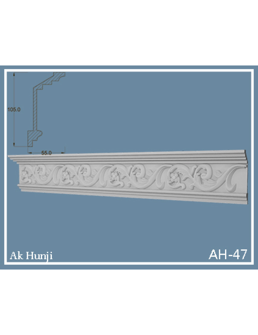 Потолочный плинтус Ak-hünji AH-47