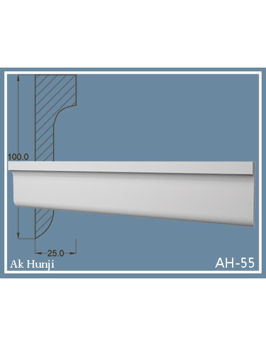 Потолочный плинтус Ak-hünji AH-55