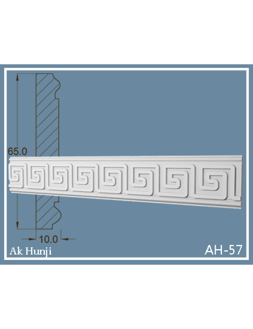 Потолочный плинтус Ak-hünji AH-57