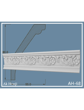 Потолочный плинтус Ak-hünji AH-68