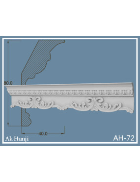 Потолочный плинтус Ak-hünji AH-72