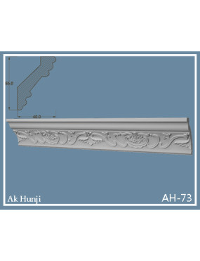 Потолочный плинтус Ak-hünji AH-73