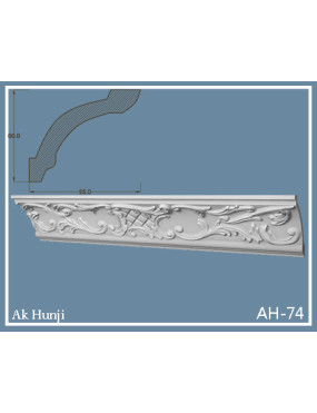 Потолочный плинтус Ak-hünji AH-74