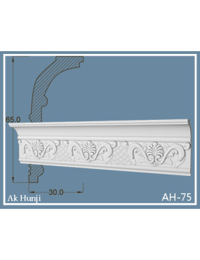 Потолочный плинтус Ak-hünji AH-75