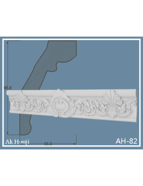 Потолочный плинтус Ak-hünji AH-82