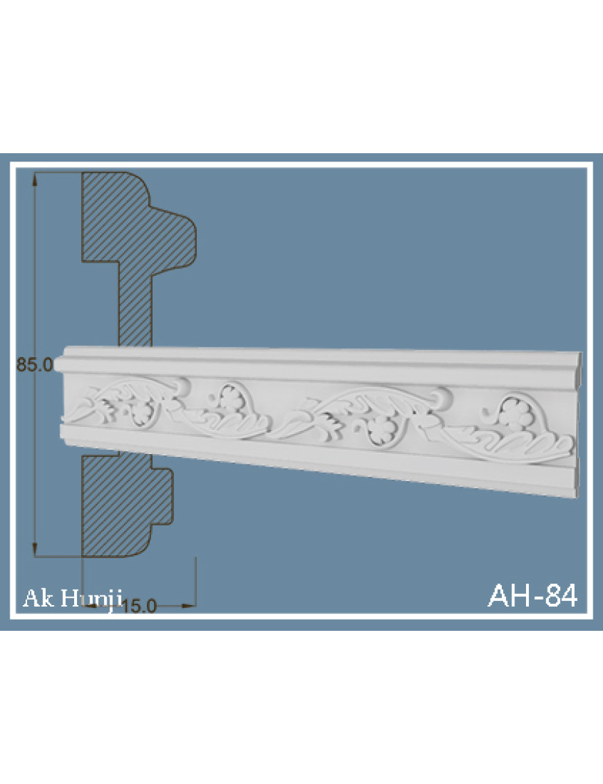 Потолочный плинтус Ak-hünji AH-84