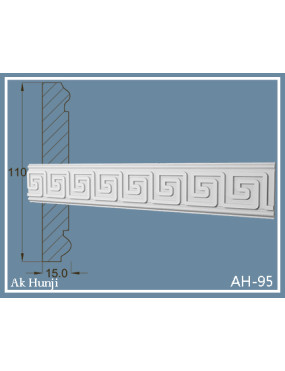 Потолочный плинтус "Ak hünji" AH-95