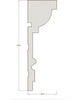 Молдинг настенный и потолочный  "Ak-Hünji" AHGB-358