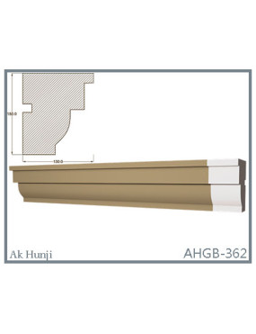 Молдинг настенный и потолочный  "Ak-Hünji" AHGB-362