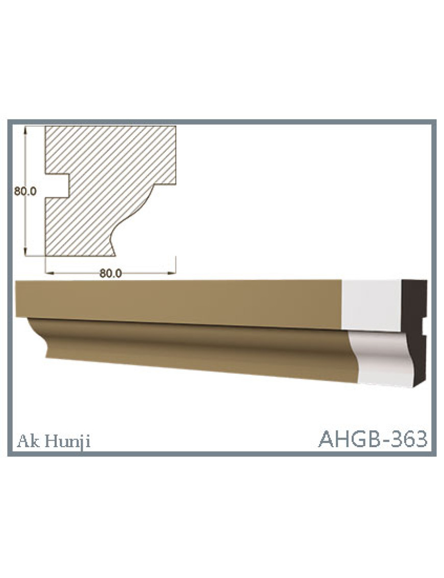 Молдинг настенный и потолочный  "Ak-Hünji" AHGB-363