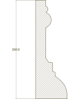 Молдинг настенный и потолочный  "Ak-Hünji" AHGB-366