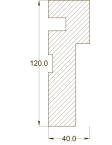 Молдинг настенный и потолочный  "Ak-Hünji" AHGB-369