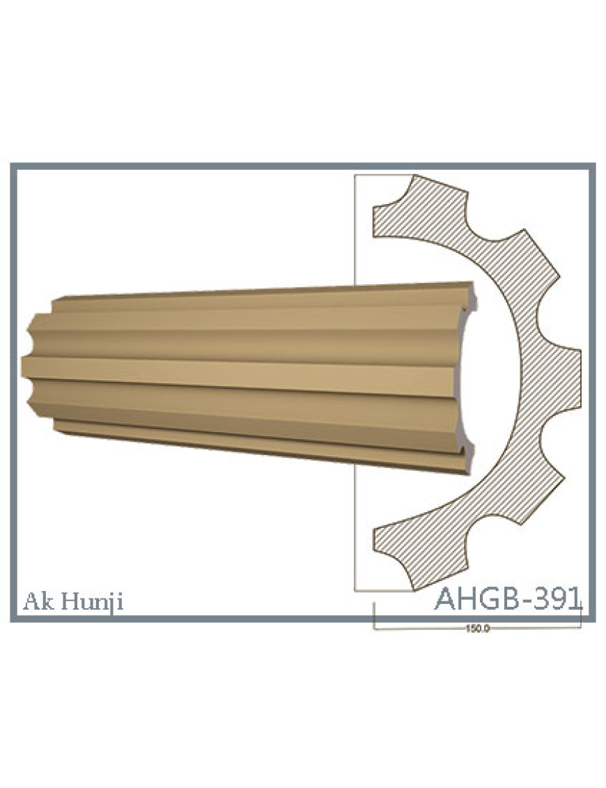 Молдинг настенный и потолочный  "Ak-Hünji" AHGB-391