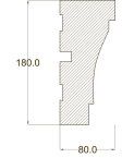 Молдинг настенный и потолочный  "Ak-Hünji" AHGB-392