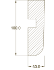 Молдинг настенный и потолочный  "Ak-Hünji" AHGB-393