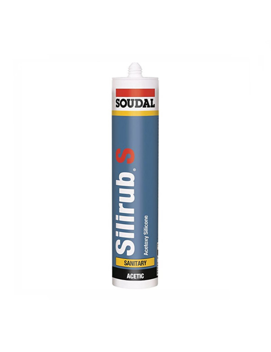 Силикон Soudal Silirub S, 280мл, бесцветный